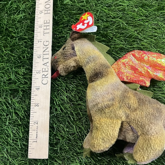 Ty Beanie Babies Scorch the Dragon plush - 1998 - Picture 5 of 5